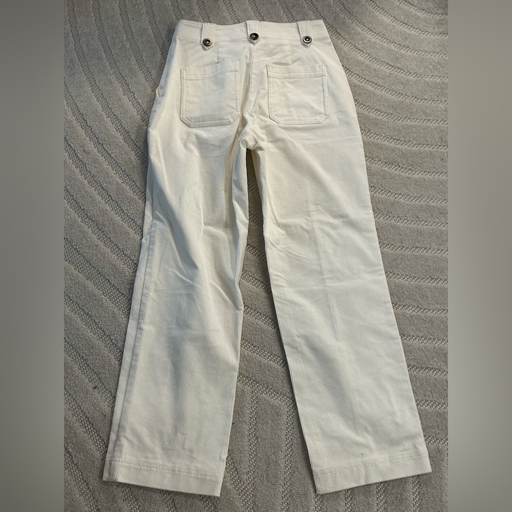 NWT Boden Pimlico Cord Pants in Ivory - Size 2 - Picture 4 of 11